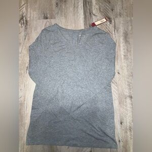 (Bin 36)  Merona from Target LS crew neck t-shirt XL Grey